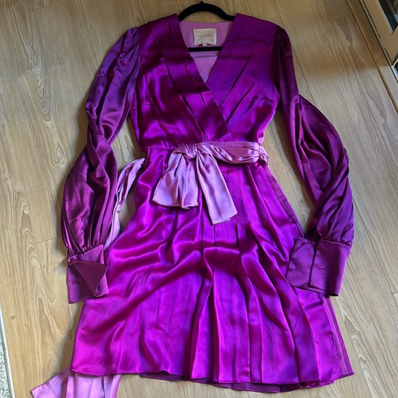 ROSKANDA Dresses & Skirts - ROSKANDA SILK PURPLE DRESS